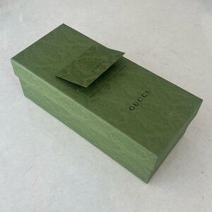 Gucci Empty Storage Shoe Box, 2 Dust Bags, Tissue Paper, Receipt Holder